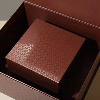 Boîte cadeau magnétique à rabat personnalisée avec logo, boîte d'emballage en papier rigide de luxe, boîte pliante pour bijoux, produits cosmétiques