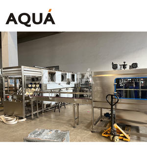 Máquina de llenado rotativa automática de 5 galones/Máquina de llenado de galones 600BPH/Línea de producción de agua Barraled - Product Image 1