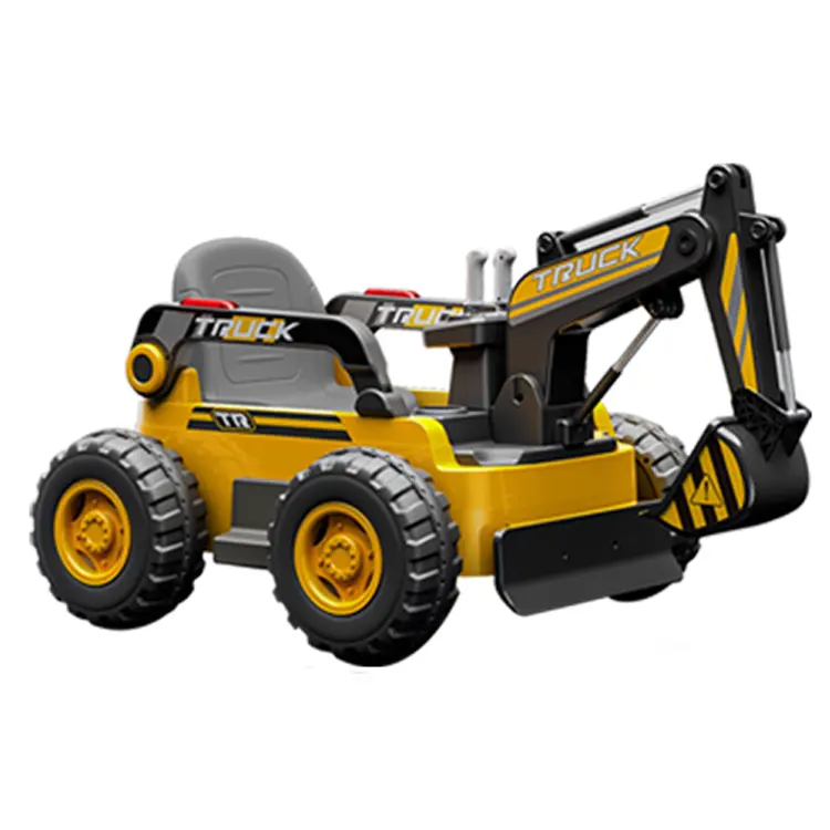 kids electric digger children battery remote control 12v toy car forklift loader ride on car electric excavator car for kids