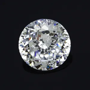 Wholesale a large number of round white synthetic cubic zirconia