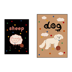 Peinture murale décorative en céramique de cristal de luxe sur le thème des dessins animés Décoration intérieure pour enfants - Product Image 3