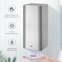 Distributeur automatique de savon mousse sans contact à infrarouge à détecteur de mouvement, fonctionnant sur piles, pour salle de bain