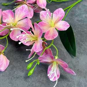 Fleur artificielle de jasmin unique en PU pour impression 3D, décoration maison et mariage, ornements floraux artificiels en gros - Product Image 3