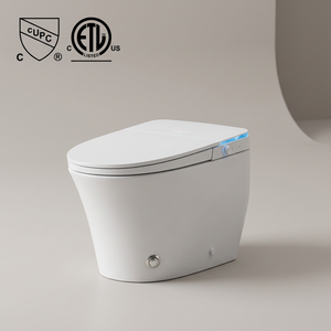 Bidet <span class=keywords><strong>WC</strong></span> intelligent certifié MWD CUPC ETL, sans limite de pression d'eau, chasse d'eau par siphon à commande au pied, toilette bidet automatique en gros - Product Image 1