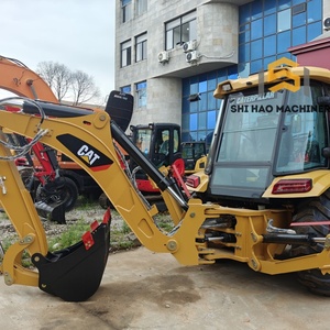 Chargeuse-pelleteuse Caterpillar 420F d'occasion, équipement de construction lourd de 20 tonnes avec moteur et boîte de vitesses haute performance, à vendre - Product Image 1