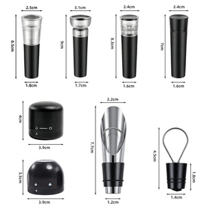 Mini Food Grade TPE PC Plastic <b>Wine</b> Cork Reusable Vacuum Sealer Bottle Stopper Leakproof for Preservation Plug Custom Logo - Product Image 6