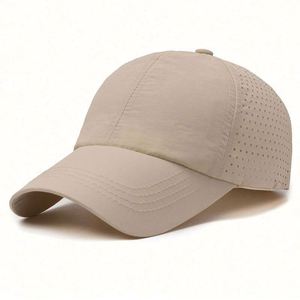 2024 Wholesale Spring Summer Laser Hole Baseball Cap Outdoor Sport Quick Dry Women's Baseball <b>Hats</b> - Product Image 4
