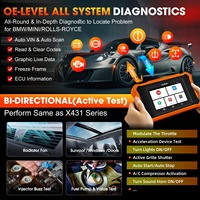 Lecteur de code OBD2 professionnel, outil de diagnostic automobile, codage ECU, scanner de diagnostic complet du système automobile avec test actif