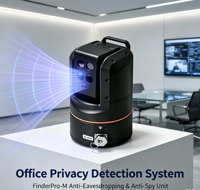 Localisateur de caméra espion haute précision, intérieur 360° °   Scanner d'équipements d'enregistrement cachés, autre produit de protection de sécurité