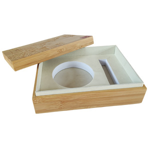 Caja de Té de Bambú Rectangular de 5mm, Caja de Regalo Hecha a Mano con Diseño Personalizado para Almacenamiento de Té - Product Image 5