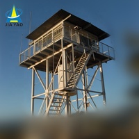 Tour à treillis angulaire robuste Jiayao 50m |   Structure de pylône de télécommunication partagé en acier haute résistance Q420