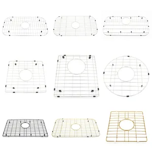 Yuan Ze custom made sink grid product Metal 304 Stainless Steel kitchen sink accessories sink bottom grid