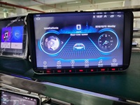 9 pouces 2 Din FM stéréo GPS voiture Android écran tactile intégré aide à l'inversion fonction écran partagé USB carte SD 1 an de RAM
