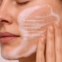 Mousse Nettoyante Visage OEM aux Acides Aminés, Aloe Vera et Acide Hyaluronique – Contrôle du Sébum, Hydratant, Démaquillant, Équilibrant le PH