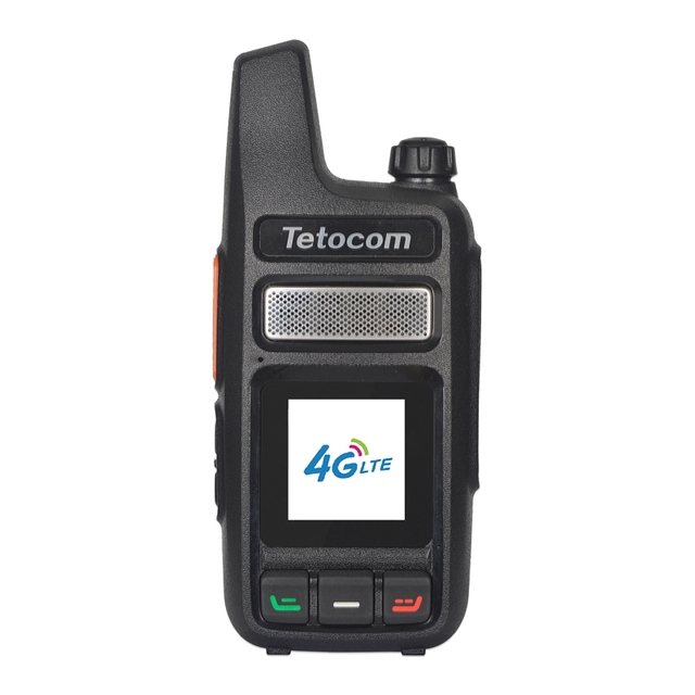 Hot Sale RealPTT Platform HQ Screen Android Tetocom20 up to 5000km Talk Range 4G LTE POC Network Radio Sim Card Handheld Radio