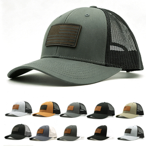 Gorra trucker Richardson 112 unisex de 5 paneles, de <span class=keywords><strong>espuma</strong></span> bicolor, deportiva, de malla transpirable, con parche de logotipo personalizado, OEM, MOQ bajo - Product Image 1