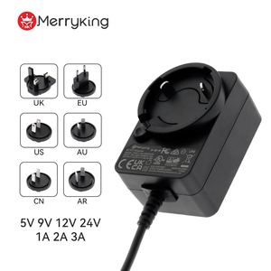 Tùy chỉnh cung cấp điện 30W chúng tôi EU Anh AU 5V 9V 12V 24V 1A 2A 3A hoán đổi cho nhau cắm AC DC <span class=keywords><strong>Power</strong></span> <span class=keywords><strong>Adapter</strong></span> - Product Image 1
