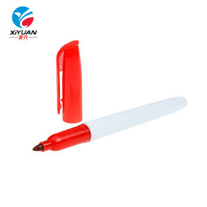 Stylo marqueur étanche permanent à pointe fine <span class=keywords><strong>encre</strong></span> <span class=keywords><strong>indélébile</strong></span> multicolore <span class=keywords><strong>pour</strong></span> papier et tissu matériau plastique à brosse plate de 6mm - Product Image 4