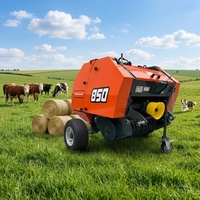 Machine à baler le foin DRS850 homologuée CE avec système de déverrouillage automatique pour les exploitations laitières