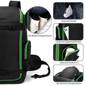 Mochila Ligera para Botas, Mochila <span class=keywords><strong>de</strong></span> Viaje Personalizada para <span class=keywords><strong>Esquí</strong></span> y Snowboard con Compartimento para Casco, Protector <span class=keywords><strong>de</strong></span> Botas y Porta <span class=keywords><strong>Equipo</strong></span> - Product Image 5