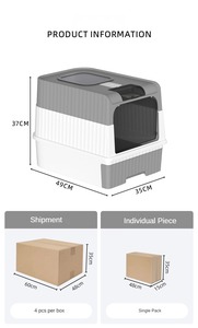 Offre Spéciale – Fabricant Grossiste – Bac à <span class=keywords><strong>Litière</strong></span> pour Chat Automatique Extra-Large en Plastique avec Tiroir Fermé, Stérilisation et Désodorisation Intégrées - Product Image 3