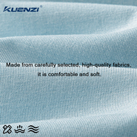 T-shirt pour femme Kuenzi à manches courtes, anti-boulochage, absorbant la transpiration, poids lourd 250 GSM, tissu antibactérien 7A, sensation de fraîcheur