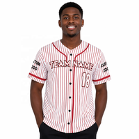 Set Jersey Baseball Berkualitas Tinggi Logo Kustom Pakaian Olahraga Grosir Harga Murah Pola Kaos Baseball Pria Buatan Vietnam