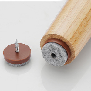 Patins en feutre pour meubles, anti-rayures, en plastique, 15mm, 18mm, 20mm, 22mm, 24mm, 28mm, 30mm, pour pieds de table, chaise, armoire, canapé - Product Image 3