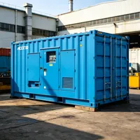 Générateur d'énergie silencieux conteneurisé 450 kVA 360 kW 480 V 50 Hz avec système de démarrage automatique pour l'alimentation des machines de construction