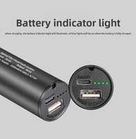 Localisateur Visuel de Défauts (VFL) FTTH Rechargeable, Batterie 1800mAh, Power Bank, Lampe Torche LED, Testeur Universel en Aluminium 2.5mm