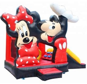 Château gonflable de qualité commerciale avec impression de logo gonflable |   Équipement de jeu de parc d'attractions Château gonflable Princesse - Product Image 1