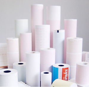 * 20 12 3 6 12 قناة Ekg سجل طبي ورق تخطيط القلب الكهربائي للتسجيل الحراري لآلة تخطيط القلب الكهربائي - Product Image 5