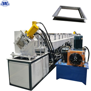 Top Quality Galvanized Steel Door Frame <strong>Roll</strong> <strong>Forming</strong> <strong>Machine</strong> Shutter Door <strong>Guide</strong> <strong>Rails</strong> <strong>Roll</strong> Making <strong>Machine</strong>