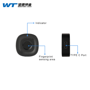 An toàn và không thấm nước lưu trữ thông minh hệ thống tủ vân tay Tủ ổ khóa, Mini Khóa cửa vân tay - Product Image 3