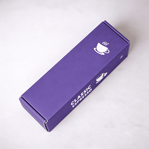 กล่องบรรจุภัณฑ์กาแฟสำเร็จรูปสำหรับอีคอมเมิร์ซ กล่องไปรษณีย์ลูกฟูก E Flute แบบฝาพับ กล่องไปรษณีย์แบบกำหนดเอง - Product Image 3