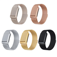 Bracelet de fitness en acier inoxydable noir, argenté, doré, personnalisé avec logo pour Whoop 5.0 Peak MG