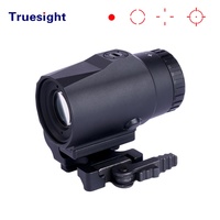MG002 3X Magnifier 20mm Objective Lens 2 Diopter Adjustment 72mm Compact Matt Black Aluminium Red Dot High IP67 Waterproof