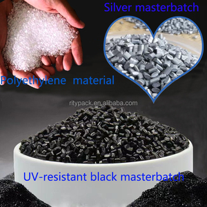 <span class=keywords><strong>Film</strong></span> de soufflage en plastique PE <span class=keywords><strong>noir</strong></span> argenté personnalisé pour l'agriculture avec services de traitement et de découpe de moules - Product Image 2
