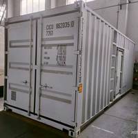 Générateur diesel synchrone triphasé BRH AC 1200KW 1500KVA 200A type silencieux 380V avec alternateur sans balais et moteur Baudouin