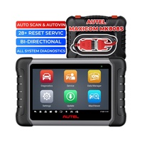 Escáner de Diagnóstico Automotriz Bidireccional MaxiCOM MK808S, Versión Universal en Español, Compatible con ABS, Pantalla Táctil de 7 Pulgadas, 12-24V
