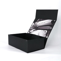 Fabrication de sacs à main de marque privée personnalisés boîte en carton en forme de livre cadeau magnétique pour l'emballage de vêtements habillés chaussures chapeaux