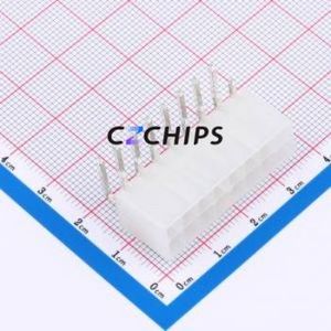 HC-5557-4.2-2x8AW Wire-to-Board Pin Header Bent Lead Through Hole,P=4.2mm 2x8P 4.2mm Right Angle Insert Mini-Fit (MX 4.2) - Product Image 1