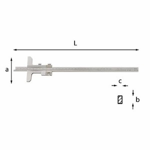 Calibrador Vernier Usag de 300 mm, Capacidad de 0.01 mm, Herramienta de Medición de Alta Precisión - Product Image 1