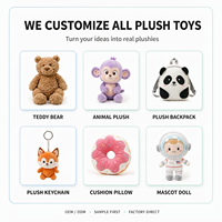 Desain Buket Bunga Kustom Mainan Boneka Lembut Pembuatan Mainan Boneka Hewan Lucu Mainan Boneka Kustom OEM ODM Maskot Boneka