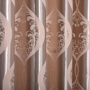 Hotseling personalizado 100% poliéster 160GSM tela 52x102 "127x259 oro aislado Blackout sala <span class=keywords><strong>de</strong></span> estar ventana cortinas - Product Image 2