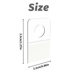 Móc treo <span class=keywords><strong>tabs</strong></span> lỗ tròn tự dính treo <span class=keywords><strong>tabs</strong></span> nhiệm vụ nặng nề dính dính rõ ràng treo <span class=keywords><strong>tabs</strong></span> cho bán lẻ hiển thị - Product Image 5