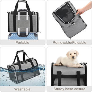 กระเป๋าใส่แมวสุนัขแมวแบบพกพาพับได้ได้รับการรับรองจากสายการบินกระเป๋าแมวแบบนุ่มสำหรับลูกสุนัขแมวได้รับการรับรองจากสายการบิน - Product Image 6