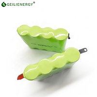 Pacco Batterie NiMH AA 4.8V 2200mAh |   Batteria di Ricambio per Dispositivi di Misurazione Industriale |   Connessione a Linguetta Saldabile