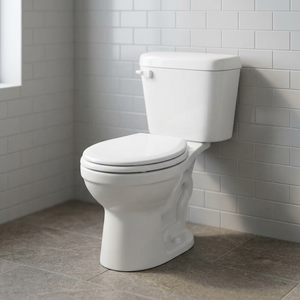 Inodoro de Cerámica de Dos Piezas de Alta Calidad, Estilo Italiano, Montado en el Suelo, Acabado Brillante, para Baño - Product Image 3