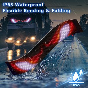 Ma Quỷ mắt DIY lập trình xe tải LED hiển thị bảng điều chỉnh linh hoạt ô tô ánh sáng-Emitting Diode ma trận pixel Bảng điều chỉnh - Product Image 6